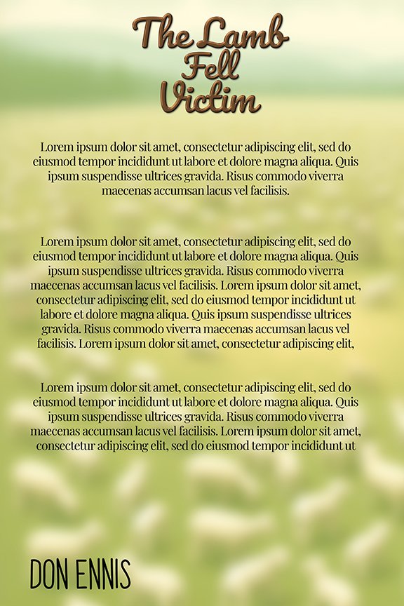 The Lamb back cover